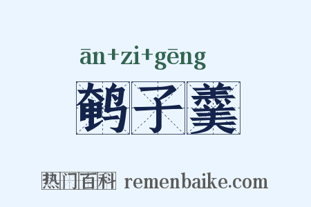 鹌子羹是什么意思的图片